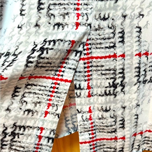 Lysse Larimer mixed media tunic in Winter Plaid - Picture 5 of 6